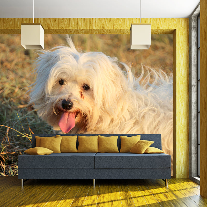 Different Kinds Dog Mural Decal Customized Modern Wall Covering for Bedroom