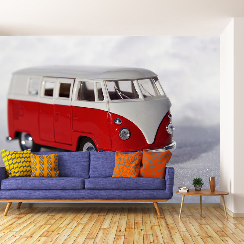 Industrial Transportation Mural Decal Customized Contemporary Wall Covering for Meeting Room