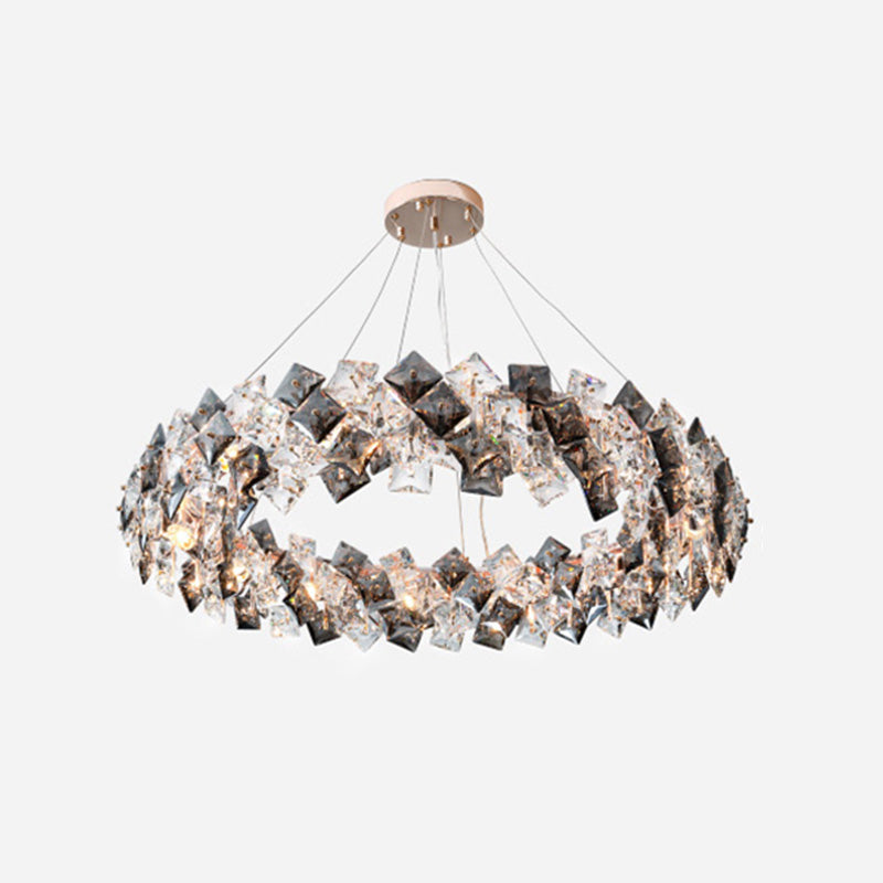 Funzione illuminazione sospesa a sospensione in stile moderno per sala da pranzo soggiorno