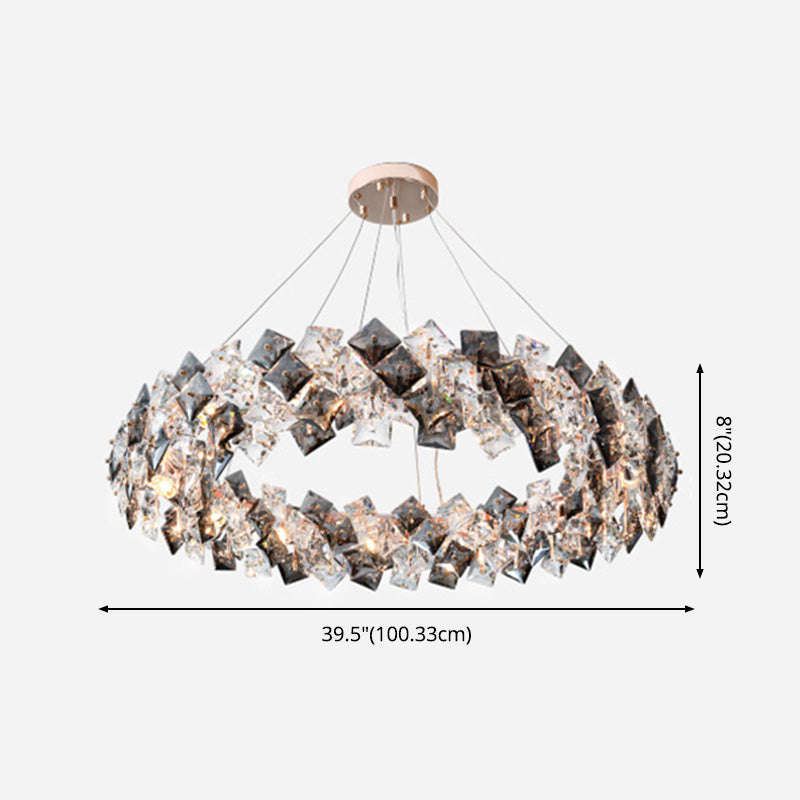 Funzione illuminazione sospesa a sospensione in stile moderno per sala da pranzo soggiorno