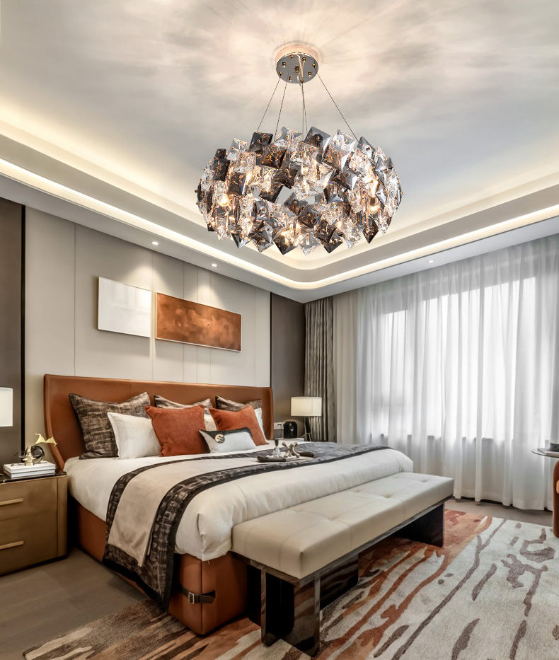 Funzione illuminazione sospesa a sospensione in stile moderno per sala da pranzo soggiorno