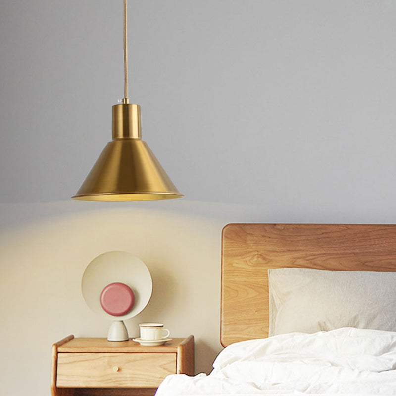 Luminaire suspendu ombré or de style contemporain suspension suspension