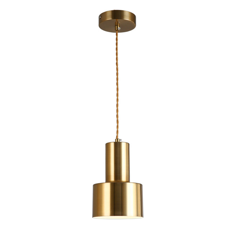 Luminaire suspendu ombré or de style contemporain suspension suspension