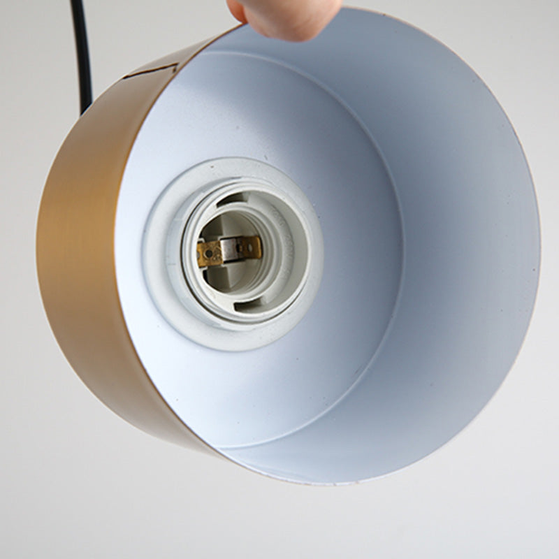 Luminaire suspendu ombré or de style contemporain suspension suspension