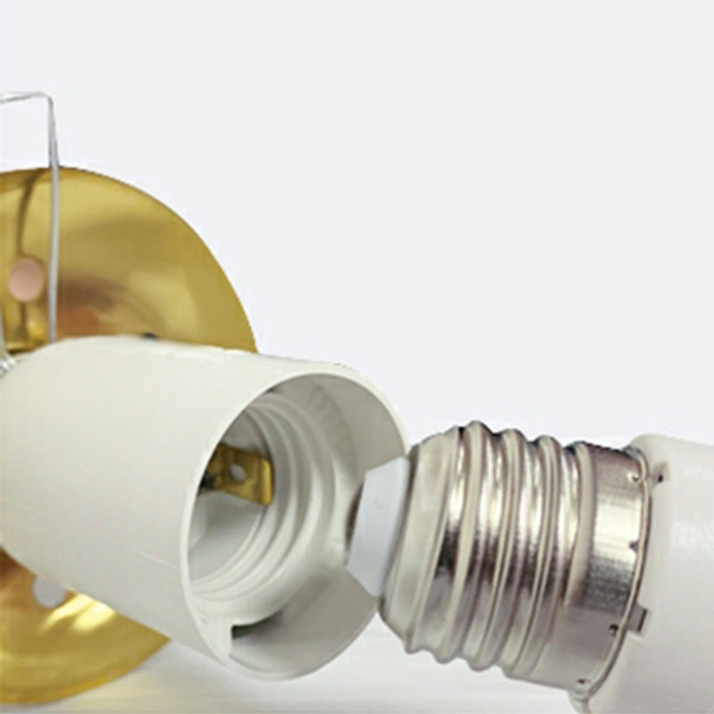 Bedroom Suspension Pendant Light Nordic White Pendant Light Kit with Orb Glass Shade