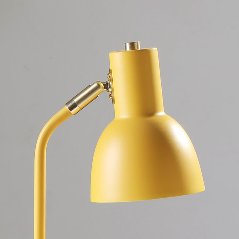 Bell Shade Metall Lesen Lampe Macaron Style 1 Kopftischleuchte mit Stiftbehälter