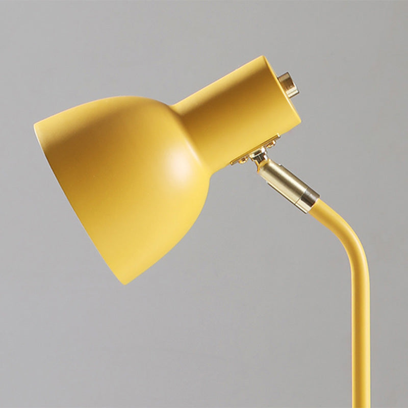 Bell Shade Metall Lesen Lampe Macaron Style 1 Kopftischleuchte mit Stiftbehälter
