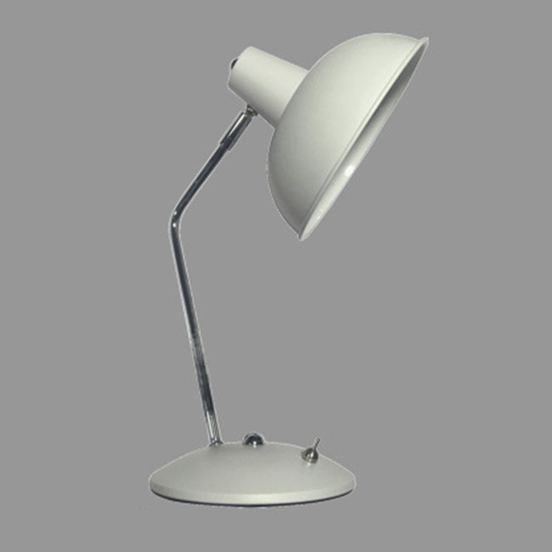 Bowl Shaded Bedside Reading Lamp Iron 1 Head Macaron Style Table Light