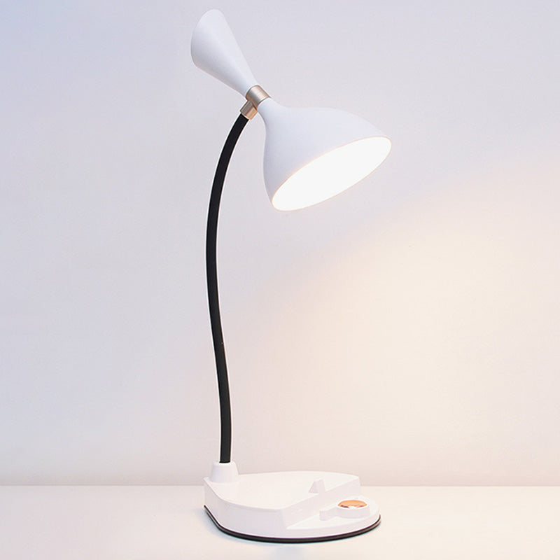 Touch Control Conical Study Light Macaron Plastic Dormitory LED Table Lamp