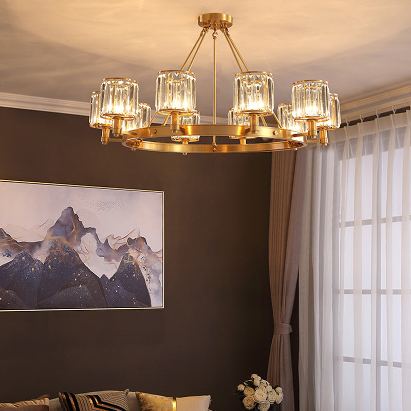 Contemporary Crystal Ceiling Pendant Light Sputnik Hanging Pendant Light for Dining Room