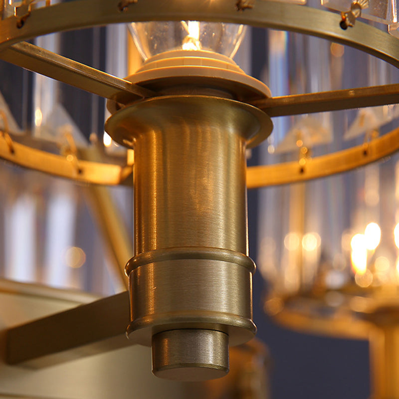 Contemporary Crystal Ceiling Pendant Light Sputnik Hanging Pendant Light for Dining Room