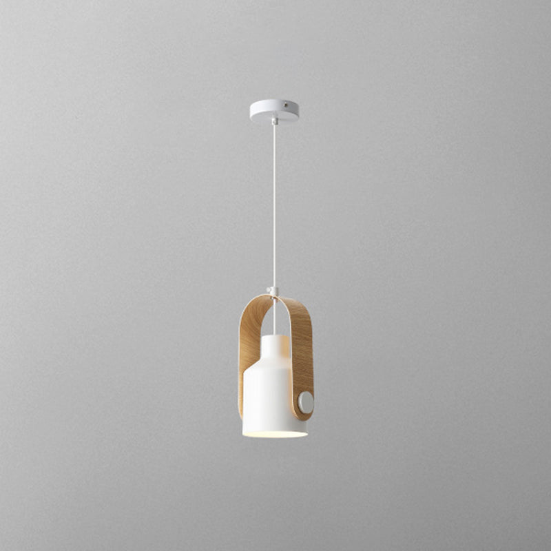 LACHET PENDANT DE FER LACQUE EN MODERN CRÉATIVE COMME CAN MACARON PROSITIF LAMPE POUR LES ESPACES INTÉRIEURS