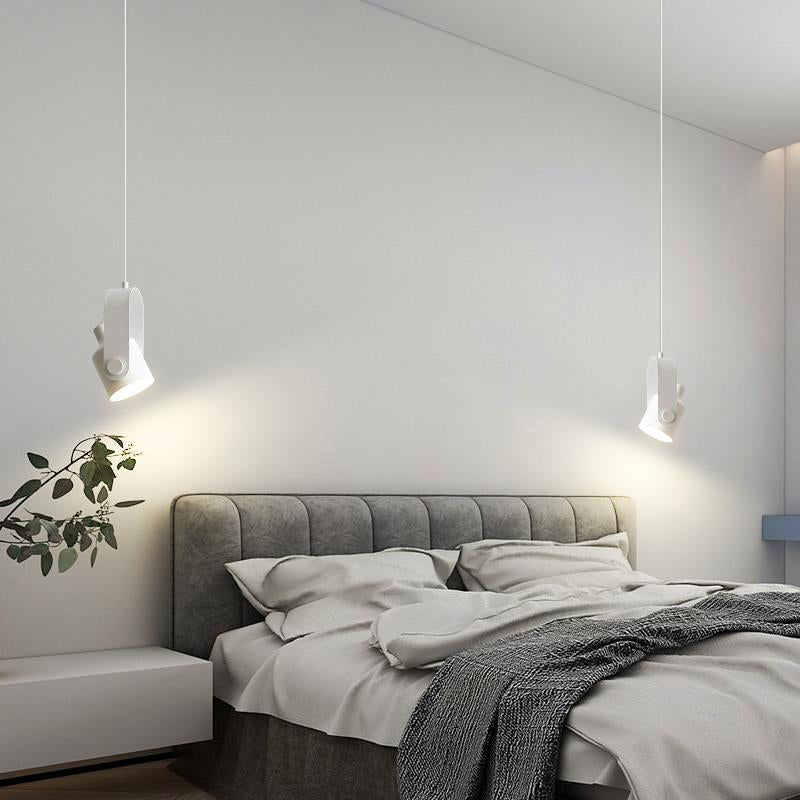 Lacquered Iron Pendant Light in Modern Creative Style Can Macaron Hanging Lamp for Interior Spaces