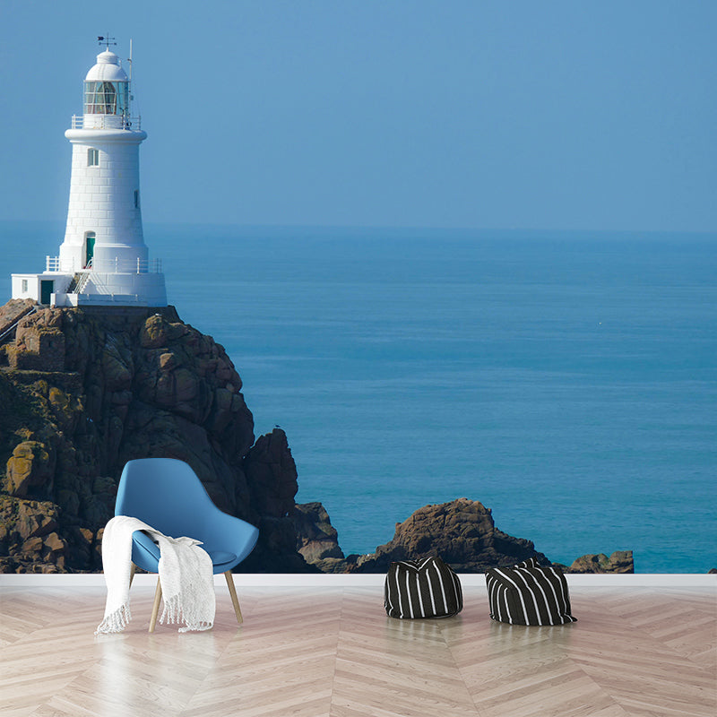 Extra Large Lighthouse Wall Mural Mildew Resistant Wall Art for Interior Decor