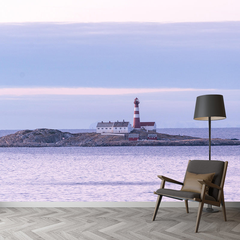 Extra Large Lighthouse Wall Mural Mildew Resistant Wall Art for Interior Decor