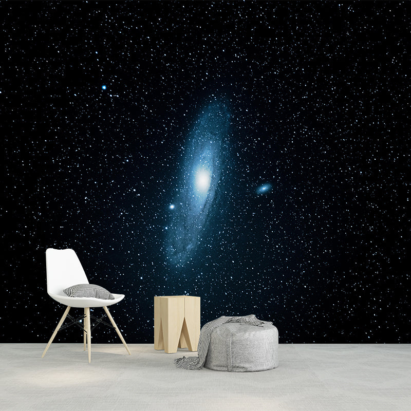 Full Size Nebula Wall Mural Decal Modern Dreamy Universe Wall Decor in Dark Color