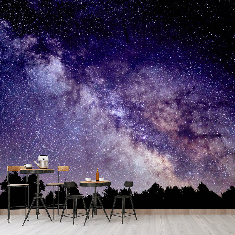 Stars Wall Mural Decal Modern Universe Stain-Proof Wall Art for Home, Customer Size