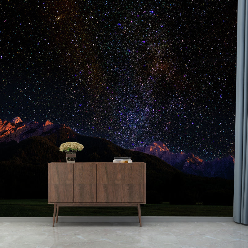 Stars Wall Mural Decal Modern Universe Stain-Proof Wall Art for Home, Customer Size