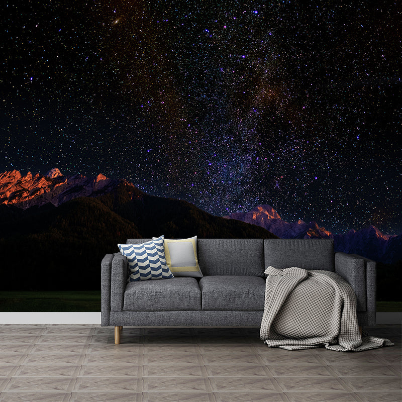 Stars Wall Mural Decal Modern Universe Stain-Proof Wall Art for Home, Customer Size
