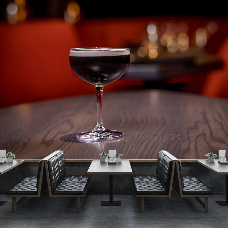 Minimalist Style Wine Mural Customised Wall Decor Moisture Resistant for Bar