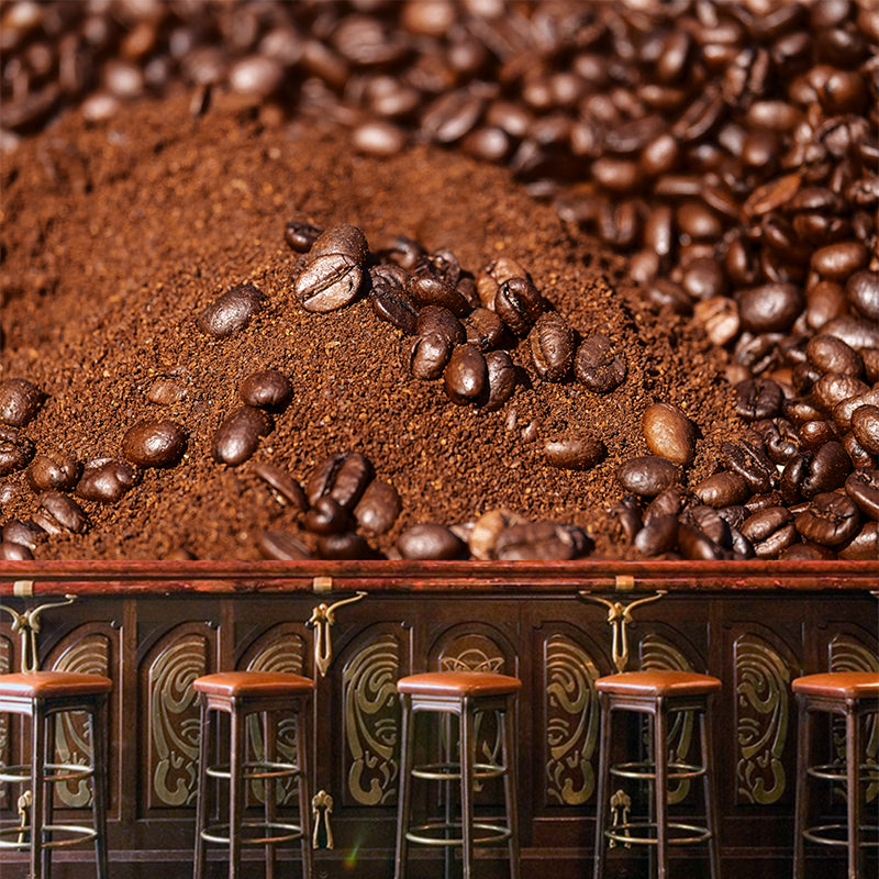 Coffee Beans Mural Wallpaper Modern Decorative Coffee Shop, Custom Size Available