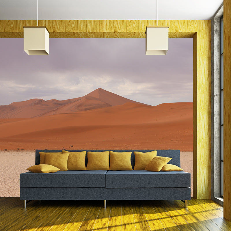 Photography Desert Mural Yellow Modernism Wall Decor for Living Room Bedroom