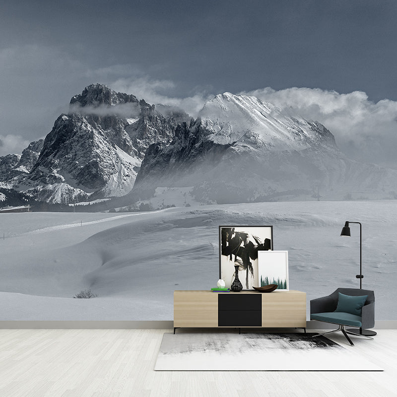 Magnificent Mountain View Removable Wall Mural Bedroom Wall Covering, Optional Size