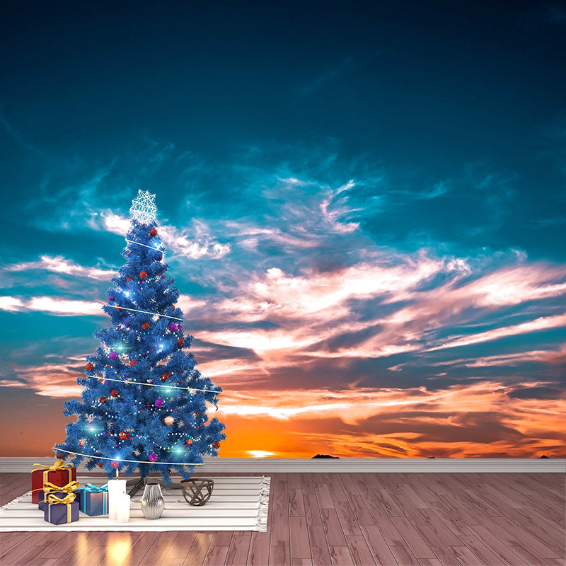 Sunny Blue Sky Removable Modern Decorating Wall Art for Gust Room, Washable