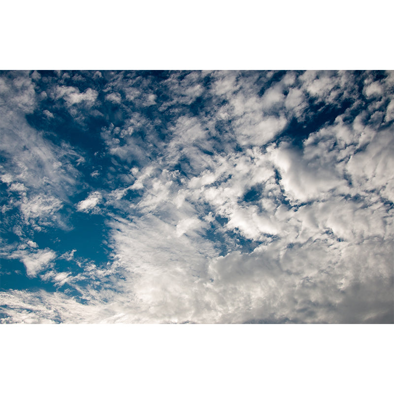 Beautiful Cloudscape Mural Modern Waterproof Living Room Wall Art, Custom Size