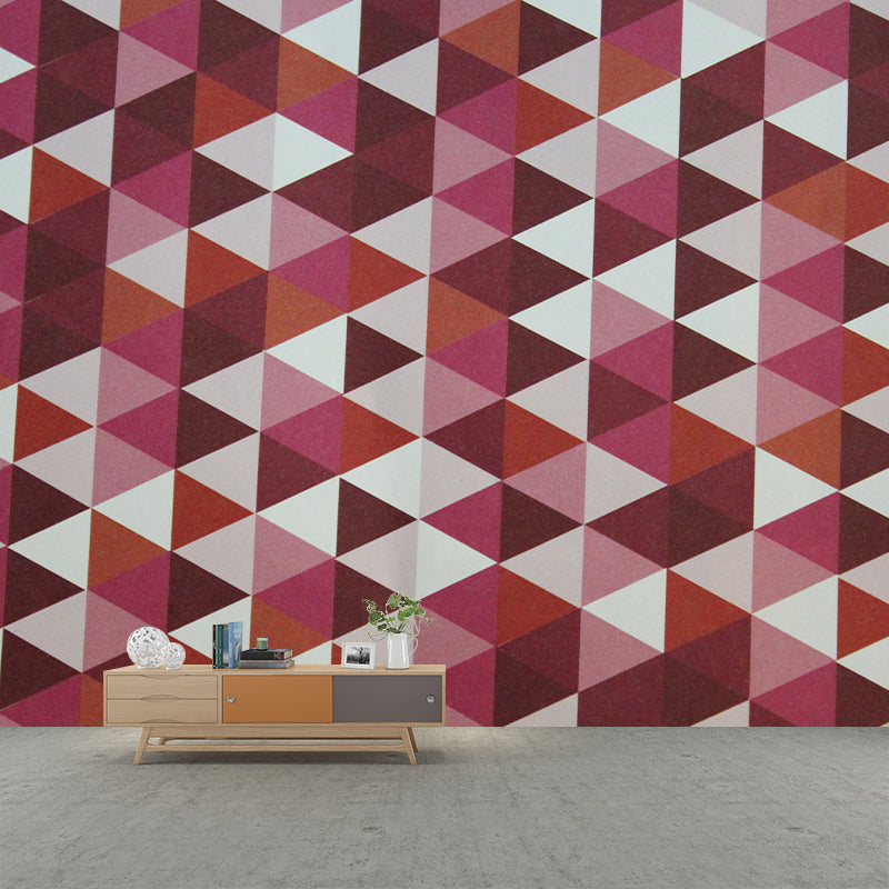 Minimalism Style Geometry Wall Mural Stain-Proofing Home Decoration for Bedroom