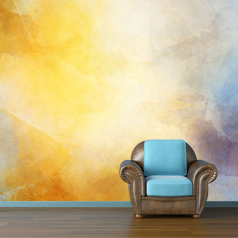 Abstract Wall Mural for Study Room Personalized Size Wall Covering, Waterproofing