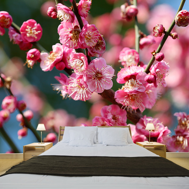 Flower Mural Wallpaper Decorative Wall Covering for Living Room, Made to Measure