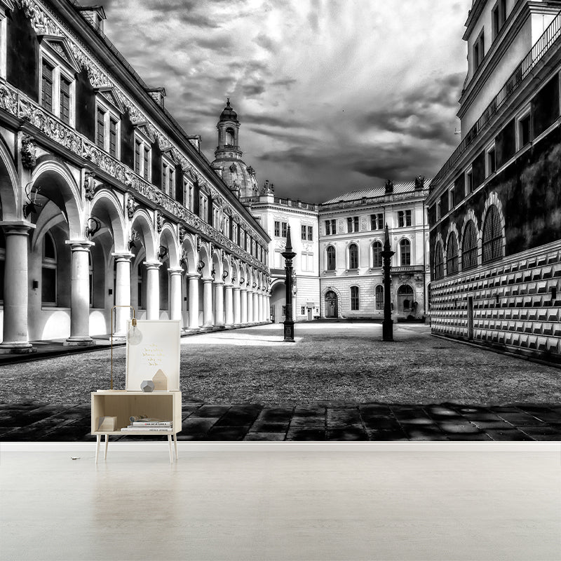 London City Mural Wallpaper Water-Resistant Wall Covering for Meeting Room Decoration