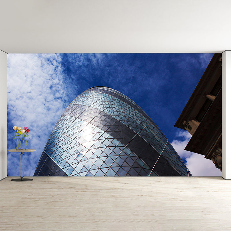 Contemporary City Building Removable Wall Mural Wall Art for Meeting Room