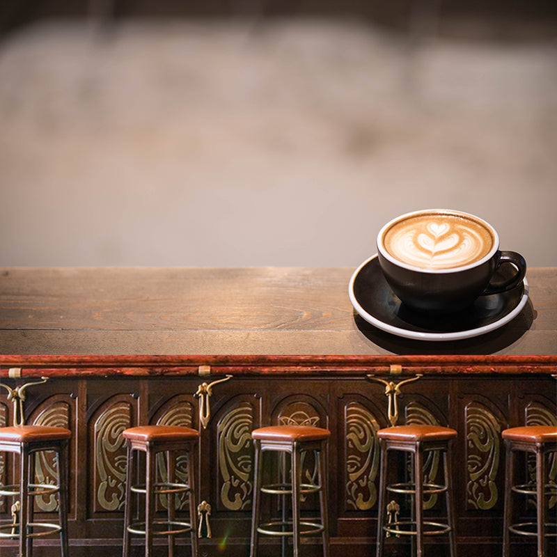 Coffee Mural Wallpaper Coffee Shop Waterproof Wall Covering, Made to Measure