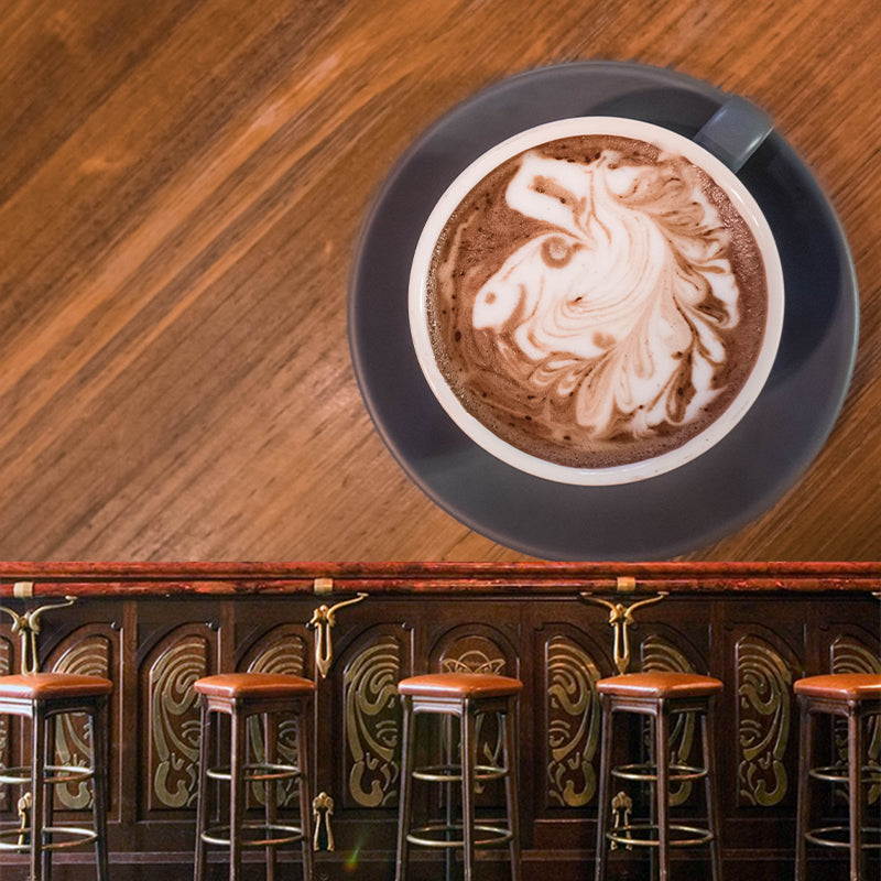 Strong Coffee Mural Decal Modern Coffee Shop Decorative,Made to Measure