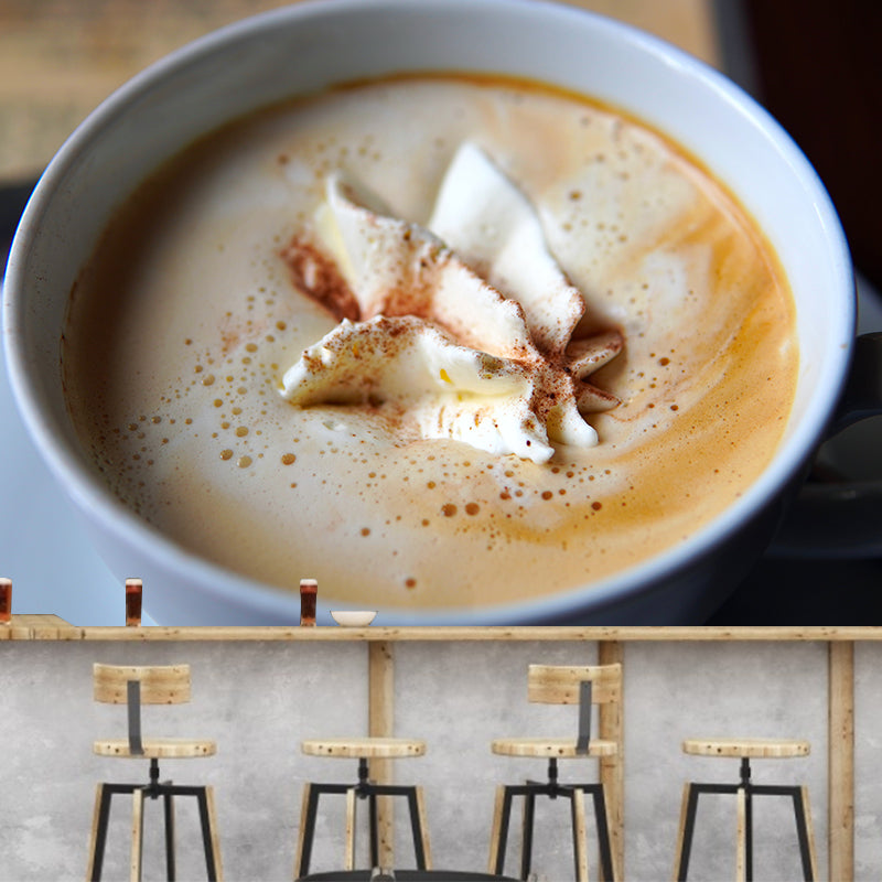 Strong Coffee Mural Decal Modern Coffee Shop Decorative,Made to Measure