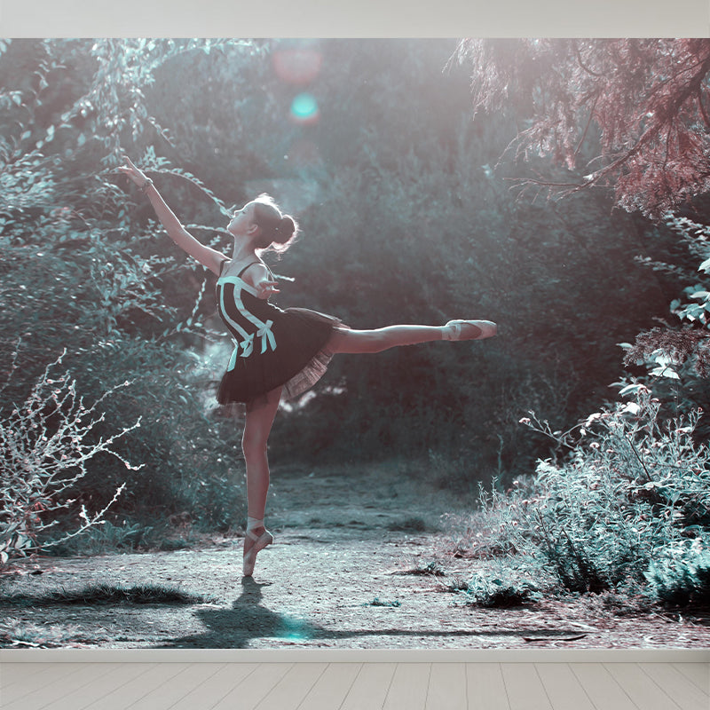 Artistry Wall Covering Mural Large Ballet Girls Pattern Wall Art for Bedroom