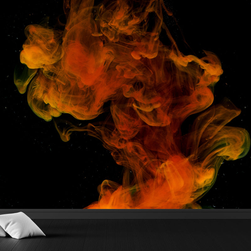 Ink Flow Mural Decal Modern Novelty Abstract Wall Art Photography Style Living Room Wall Mural