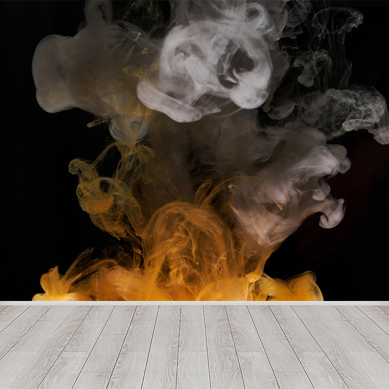 Huge Explosion Mural Decal Modern Novelty Abstract Wall Art in Multi Color