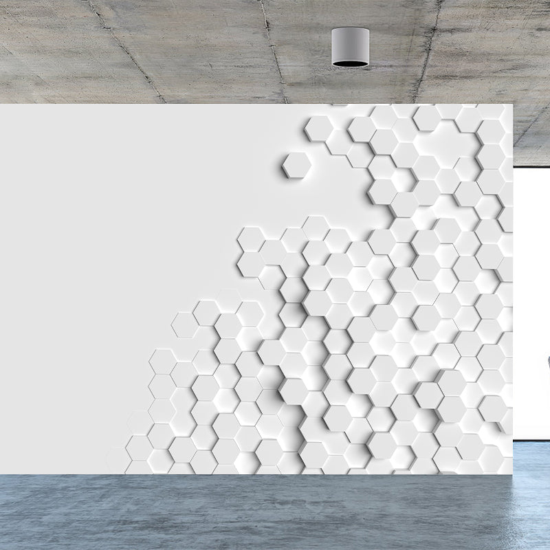 Geometric Formula Wallpaper Mural Moisture Resistant Bedroom Wall Covering