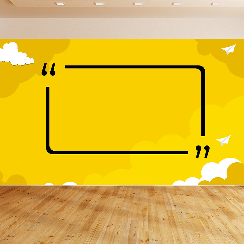 Geometric Formula Wallpaper Mural Moisture Resistant Bedroom Wall Covering