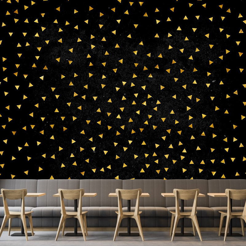 Geometric Wall Mural Decal Square Illustration Soft Color Wall Art Living Room Murals