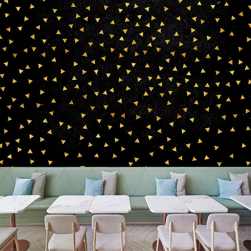 Geometric Wall Mural Decal Square Illustration Soft Color Wall Art Living Room Murals