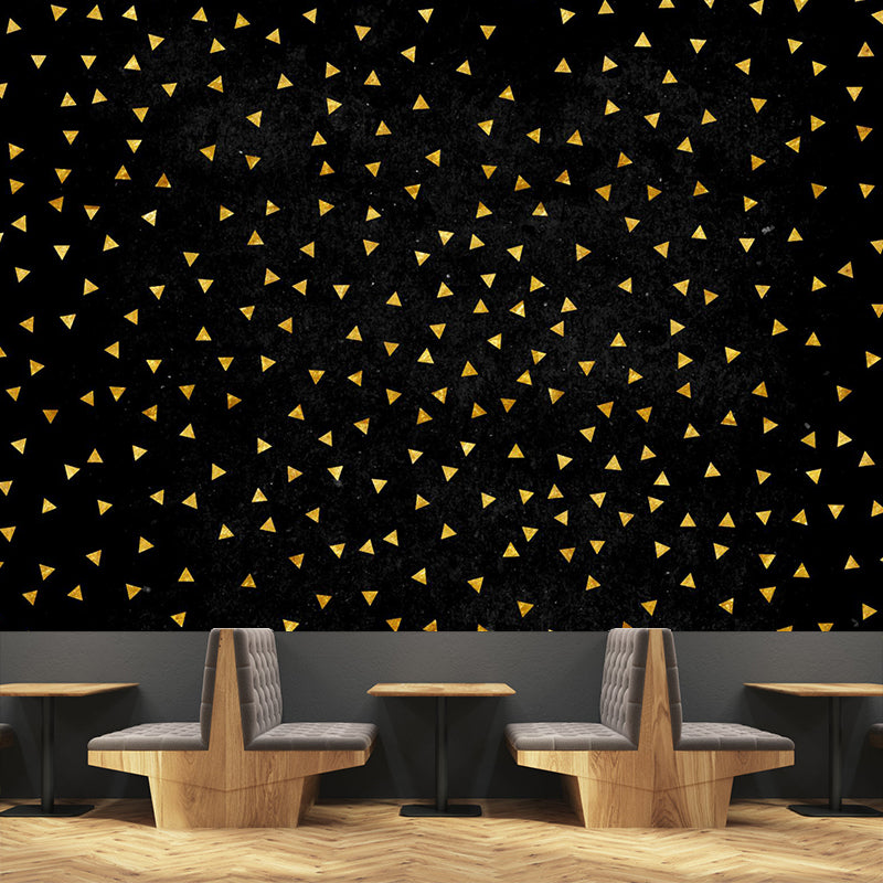 Geometric Wall Mural Decal Square Illustration Soft Color Wall Art Living Room Murals