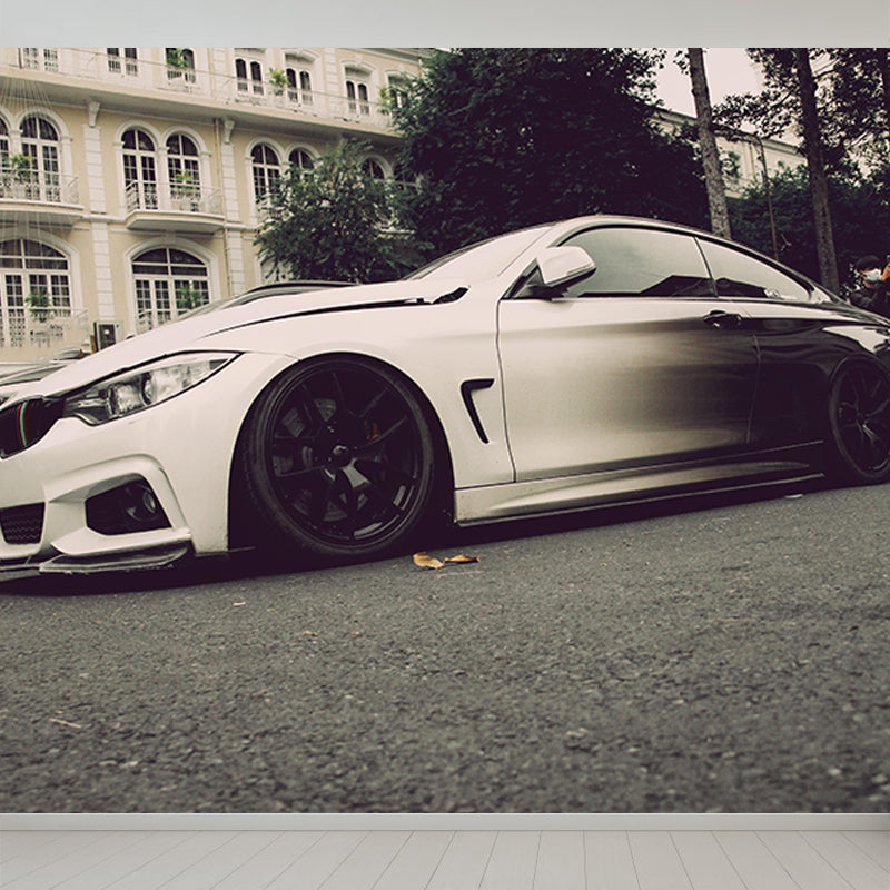 Soft Color Audi  Car Mural Horizontal Photography Decorative Wall Covering