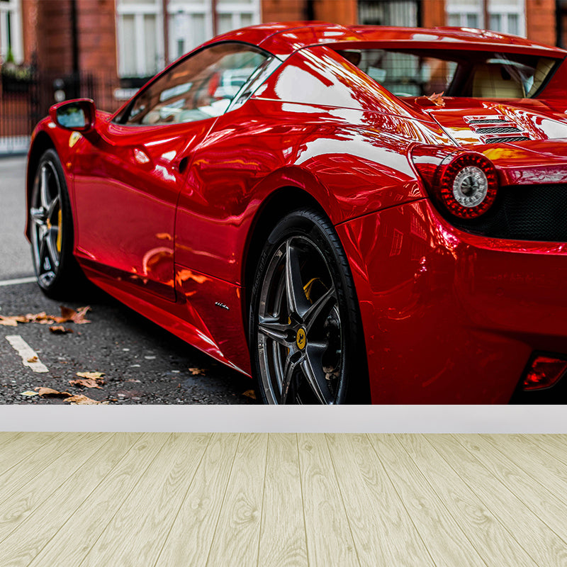 Soft Color Audi  Car Mural Horizontal Photography Decorative Wall Covering