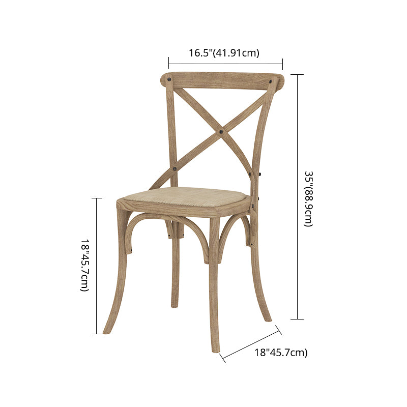 Juego de comedor de casa de campo mesa de altura estándar de madera para comedor