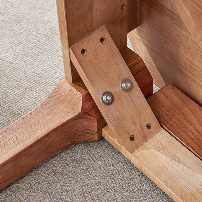 Ensemble de restauration moderne Forme ronde en bois rond à 4 jambes