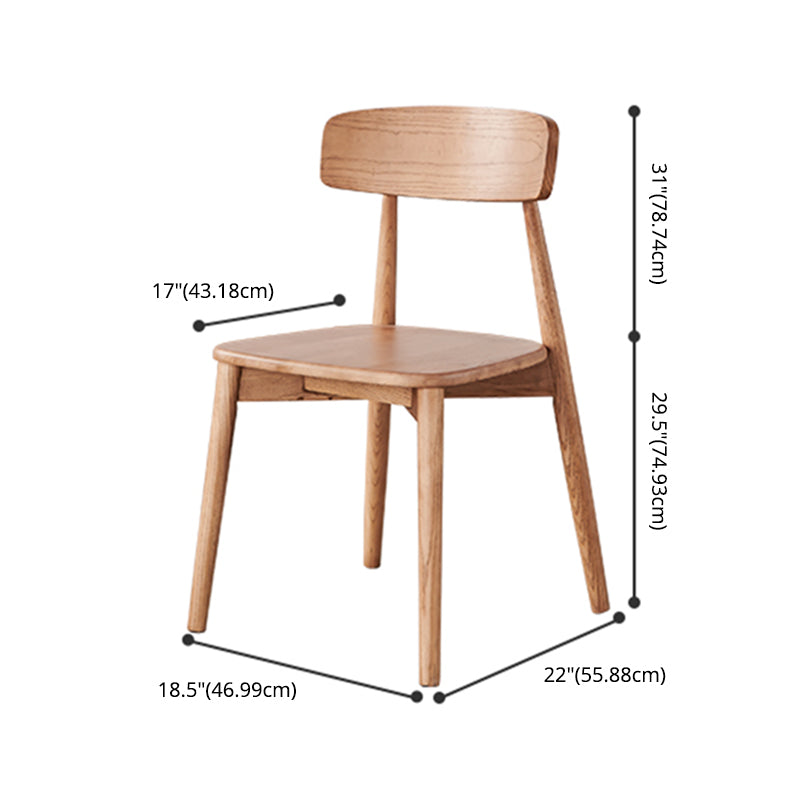 Ensemble de restauration moderne Forme ronde en bois rond à 4 jambes